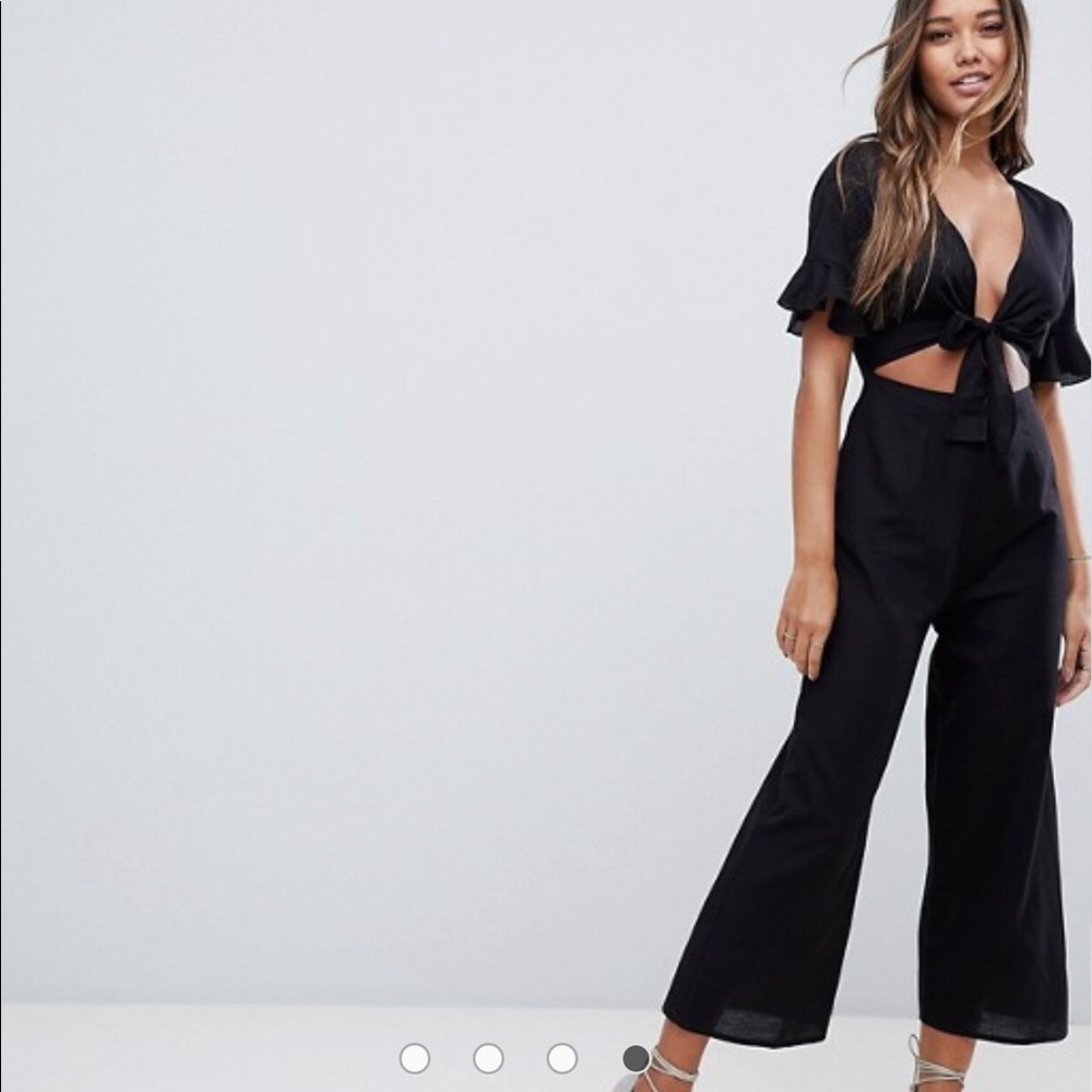 Black Cutout Jumpsuit